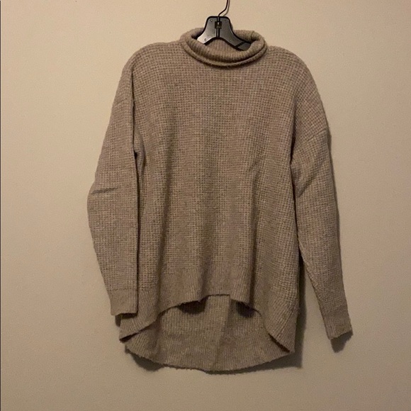 Madewell Sweaters - Madewell Wool Oatmeal Knit Turtle neck Sweater